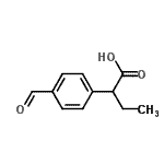 CAS 登录号：52787-35-6， 2-(4-甲酰基苯基)丁酸