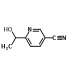 CAS#: 52830-22-5, 6-(1-Hydroxyethyl)Nicotinonitrile