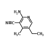 CAS#: 52833-35-9, 2-Amino-5-Ethyl-4-Methylnicotinonitrile