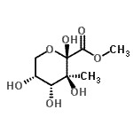 CAS#: 528584-68-1, Methyl 3-C-methyl-beta-D-fructopyranosonate