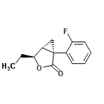 CAS#: 528588-17-2, (1S,4S,5R)-4-Ethyl-1-(2-Fluorophenyl)-3-Oxabicyclo[3.1.0]Hexan-2-One