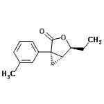 CAS#: 528588-21-8, (1S,4S,5R)-4-Ethyl-1-(3-Methylphenyl)-3-Oxabicyclo[3.1.0]Hexan-2-One