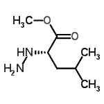 CAS 登录号：528852-00-8， 甲基(2S)-2-肼基-4-甲基戊酸酯