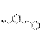 CAS#: 528857-53-6, 4-Ethyl-2-[(E)-2-Phenylvinyl]Pyridine