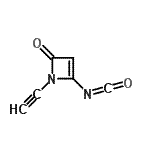 CAS 登录号：528871-30-9， 1-乙炔基-4-异氰酸-2(1H)-氮杂环丁烯酮