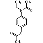 CAS 登录号：529-94-2， 4-[乙酰基(乙基)氨基]苯基乙酸酯