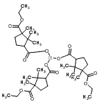 CAS 登录号：52951-37-8， O3-二[(3-乙氧羰基-2,2,3-三甲基-环戊烷羰基)氧基]铋基O1-乙基1,2,2-三甲基环戊烷-1,3-二羧酸酯
