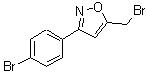 CAS 登录号：5300-99-2， 5-(溴甲基)-3-(4-溴苯基)-1,2-恶唑