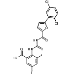 CAS#: 530131-33-0, 2-({[5-(2,5-Dichlorophenyl)-2-Furoyl]Carbamothioyl}Amino)-3,5-Diiodobenzoic Acid