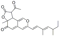 CAS#: 53014-38-3, 9-Acetyl-9,9alpha-Dihydro-6alpha-Methyl-3-(3,5-Dimethyl-1,3-Heptadienyl)-6H-Furo[2,3-h]-2-Benzopyran-6,8(6aH)-Dione