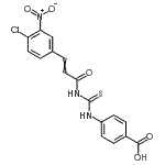 CAS#: 530152-72-8, 4-({[3-(4-Chloro-3-Nitrophenyl)Acryloyl]Carbamothioyl}Amino)Benzoic Acid