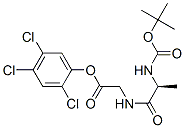 CAS 登录号：53054-11-8， 2,4,5-三氯苯基N-[N-[(1,1-二甲基乙氧基)羰基]-L-丙氨酰]甘氨酸酯