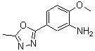 CAS#: 5306-42-3, 2-Methoxy-5-(5-Methyl-1,3,4-Oxadiazol-2-Yl)Aniline