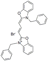 CAS#: 53167-78-5, 3-Benzyl-2-[3-[3-Benzyl-3H-Benzoxazol-2-Ylidene]Prop-1-Enyl]Benzoxazolium Bromide