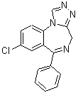 CAS 登录号：53180-72-6， 8-氯-6-苯基-4H-[1,2,4]三唑并[4,3-a][1,4]苯并二氮杂卓