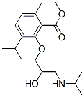 CAS#: 53206-80-7, 3-[2-Hydroxy-3-(Isopropylamino)Propoxy]-p-Cymene-2-Carboxylic Acid Methyl Ester