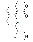 CAS#: 53206-82-9, 3-[2-Hydroxy-3-(Dimethylamino)Propoxy]-p-Cymene-2-Carboxylic Acid Methyl Ester