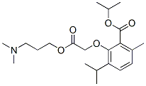 CAS#: 53206-93-2, (2-Isopropoxycarbonyl-6-Isopropyl-3-Methylphenoxy)Acetic Acid 3-(Dimethylamino)Propyl Ester