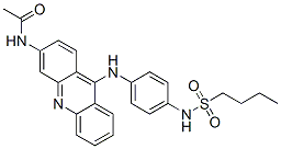 CAS 登录号：53222-01-8， N-[4-[(3-乙酰氨基-9-吖啶基)氨基]苯基]-1-丁烷磺酰胺