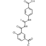 CAS#: 532419-16-2, 4-{[(2-Chloro-5-Nitrobenzoyl)Carbamothioyl]Amino}Benzoic Acid