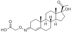 CAS 登录号：53260-10-9， 17alpha-羟基-4-孕烯-3,20-二酮 3-(O-羧甲基)肟