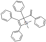 CAS#: 53262-31-0, 1,1-Dimethyl-2,3,4-Triphenyl-4-(1-Phenylethenyl)-Silacyclobut-2-ene