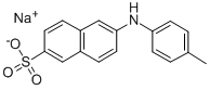 CAS 登录号：53313-85-2， 2-(对甲苯氨基)萘-6-磺酸钠盐