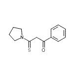 CAS#: 53354-70-4, 1-Phenyl-3-(1-Pyrrolidinyl)-3-Thioxo-1-Propanone