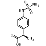 CAS#: 533931-56-5, (2R)-2-[4-(Sulfamoylamino)Phenyl]Propanoic Acid