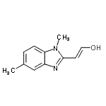CAS 登录号：53454-65-2， (E)-2-(1,5-二甲基-1H-苯并咪唑-2-基)乙烯醇