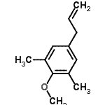 CAS 登录号：53483-16-2， 5-烯丙基-2-甲氧基-1,3-二甲基苯