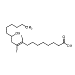 CAS#: 53586-99-5, (9E)-12-Hydroxy-9,10-Diiodo-9-Octadecenoic Acid