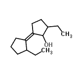 CAS 登录号：535931-24-9， (1Z)-2',3-二乙基-1,1'-联(环戊亚基)-2-醇