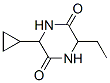 CAS 登录号：535937-06-5， 3-环丙基-6-乙基-2,5-哌嗪二酮