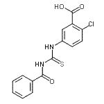 CAS#: 535938-48-8, 5-[(Benzoylcarbamothioyl)Amino]-2-Chlorobenzoic Acid