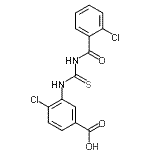 CAS#: 535978-55-3, 4-Chloro-3-{[(2-Chlorobenzoyl)Carbamothioyl]Amino}Benzoic Acid