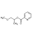 CAS#: 536723-47-4, 1-Methoxy-2-Propanyl 2-Pyridinecarboxylate