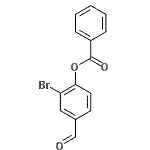 CAS 登录号：536974-75-1， 2-溴-4-甲酰基苯基苯甲酸酯