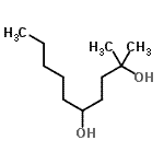 CAS 登录号：53731-34-3， 2-甲基-2,5-癸烷二醇