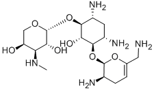 CAS#: 53759-50-5, 2-[4,6-Diamino-3-[[3-amino-6-(aminomethyl)-3,4-dihydro-2H-pyran-2-yl]oxy]-2-hydroxy-cyclohexyl]oxy-4-methylamino-oxane-3,5-diol