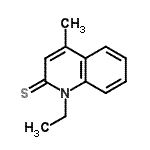 CAS#: 53761-63-0, 1-Ethyl-4-Methyl-2(1H)-Quinolinethione