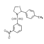 CAS#: 537678-00-5, 2-(4-Methylphenyl)-3-[(3-Nitrophenyl)Sulfonyl]-1,3-Thiazolidine
