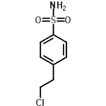 CAS 登录号：5378-85-8， 4-(2-氯乙基)苯磺酰胺