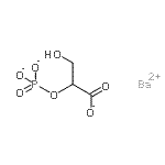 CAS 登录号：53823-72-6， 3-羟基-2-(膦酰基氧基)-丙酸酯钡盐(1:1)