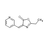 CAS#: 538339-34-3, (4E)-2-Ethyl-4-(3-Pyridinylmethylene)-1,3-Oxazol-5(4H)-One