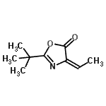 CAS#: 538339-50-3, (4E)-4-Ethylidene-2-(2-Methyl-2-Propanyl)-1,3-Oxazol-5(4H)-One