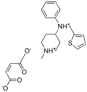 CAS#: 53892-20-9, 1-Methyl-4-[Phenyl(Thien-2-Ylmethyl)Ammonio]Piperidinium Maleate