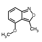 CAS#: 53967-71-8, 4-Methoxy-3-Methyl-2,1-Benzoxazole