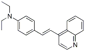 CAS 登录号：5397-61-5， N,N-二乙基-4-(2-喹啉-4-基乙烯基)苯胺