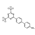 CAS#: 539854-53-0, 2-(4'-Methyl-4-Biphenylyl)-4,6-Bis(Trichloromethyl)-1,3,5-Triazine